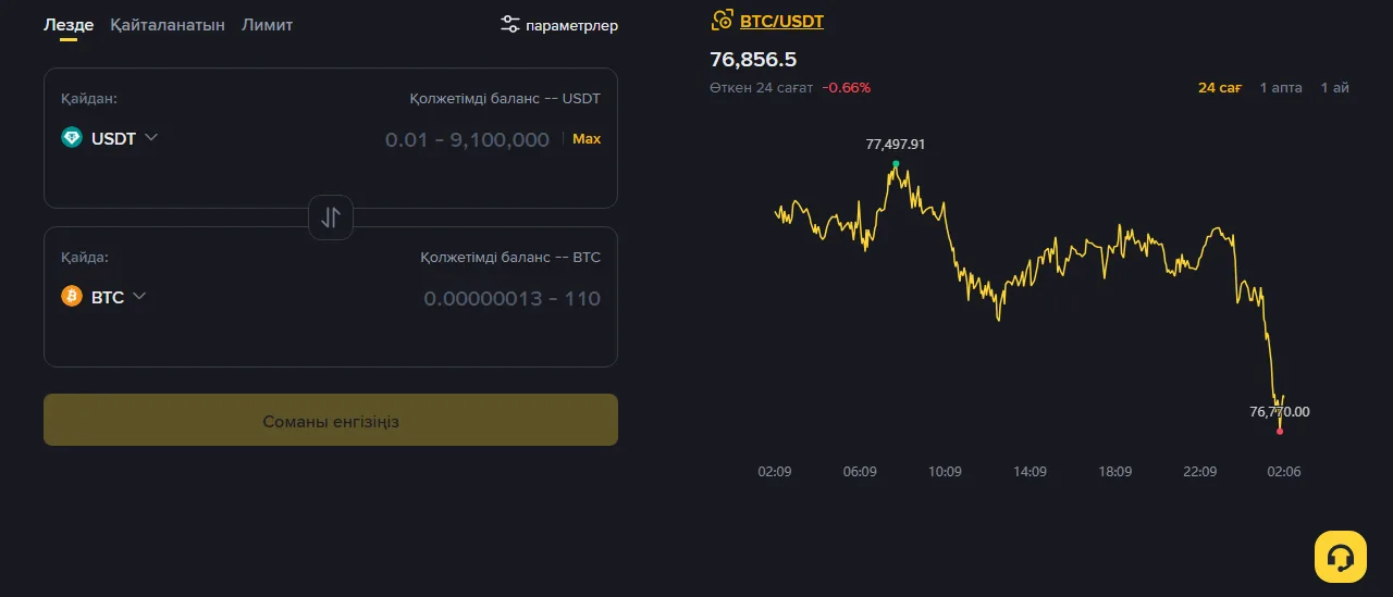 Binance-та алғашқы крипто сатып алу: Convert әлде Spot?