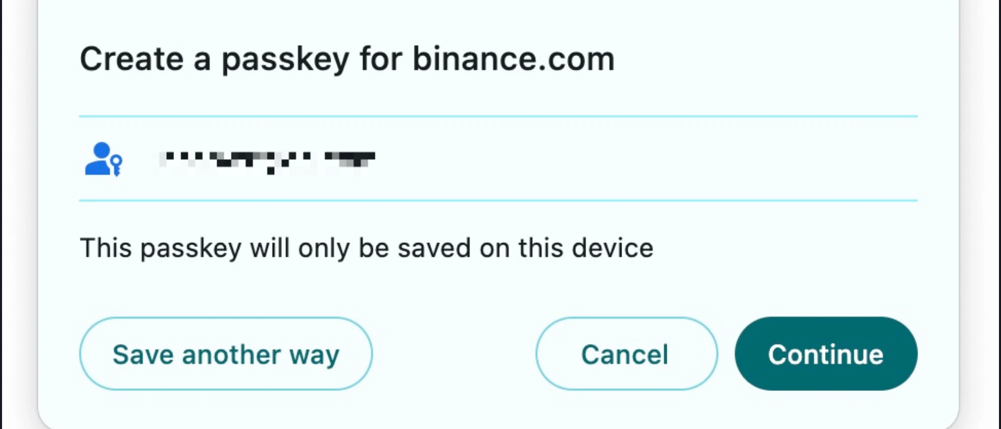 Binance рұқсат кілтін қай жерге сақтау керек: Chrome профилі ме, Google құпиясөз реттегіші ме?